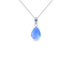 Μενταγιόν 925 με Blue Topaz - S120787BT