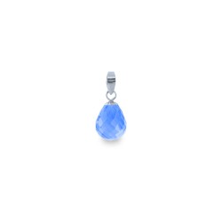 Μενταγιόν 925 με Blue Topaz - S120787BT