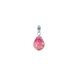 Μενταγιόν 925 με Pink Quartz - S120787PQ