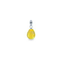 Μενταγιόν 925 με Lemon Quartz - S120787LQ